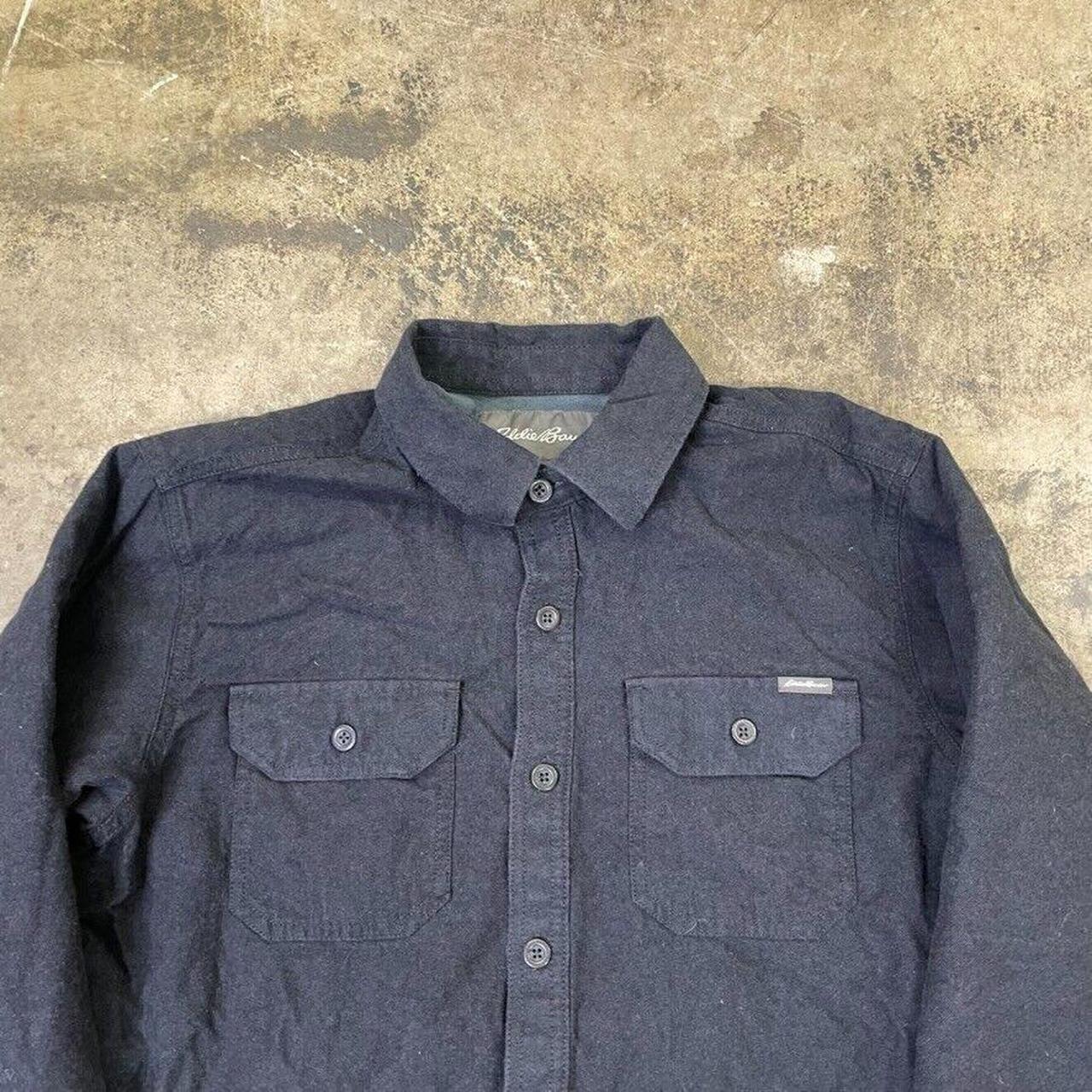 Eddie Bauer Shirt Button Up Checkered USA Collared... - Depop