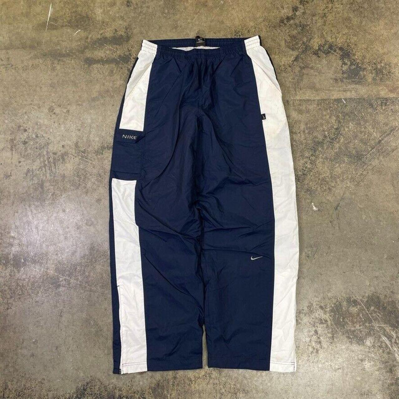 Nike Tracksuit Bottoms Y2K Vintage Swoosh Sports... - Depop