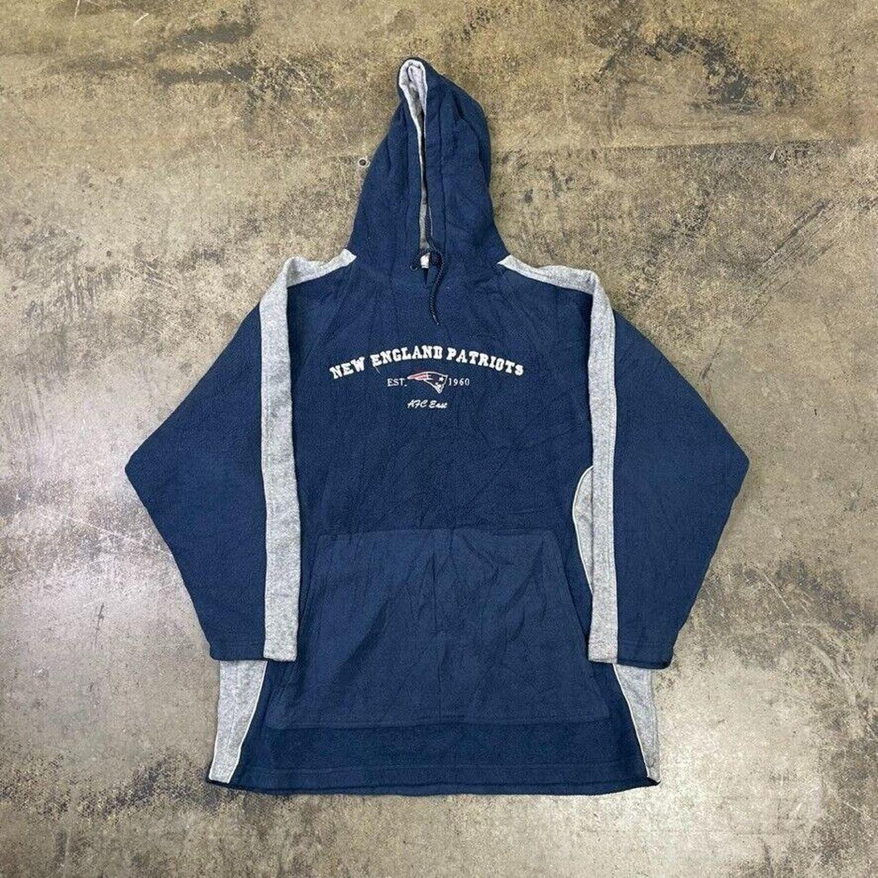 New England patriots hoodie Size: M Condition: - Depop