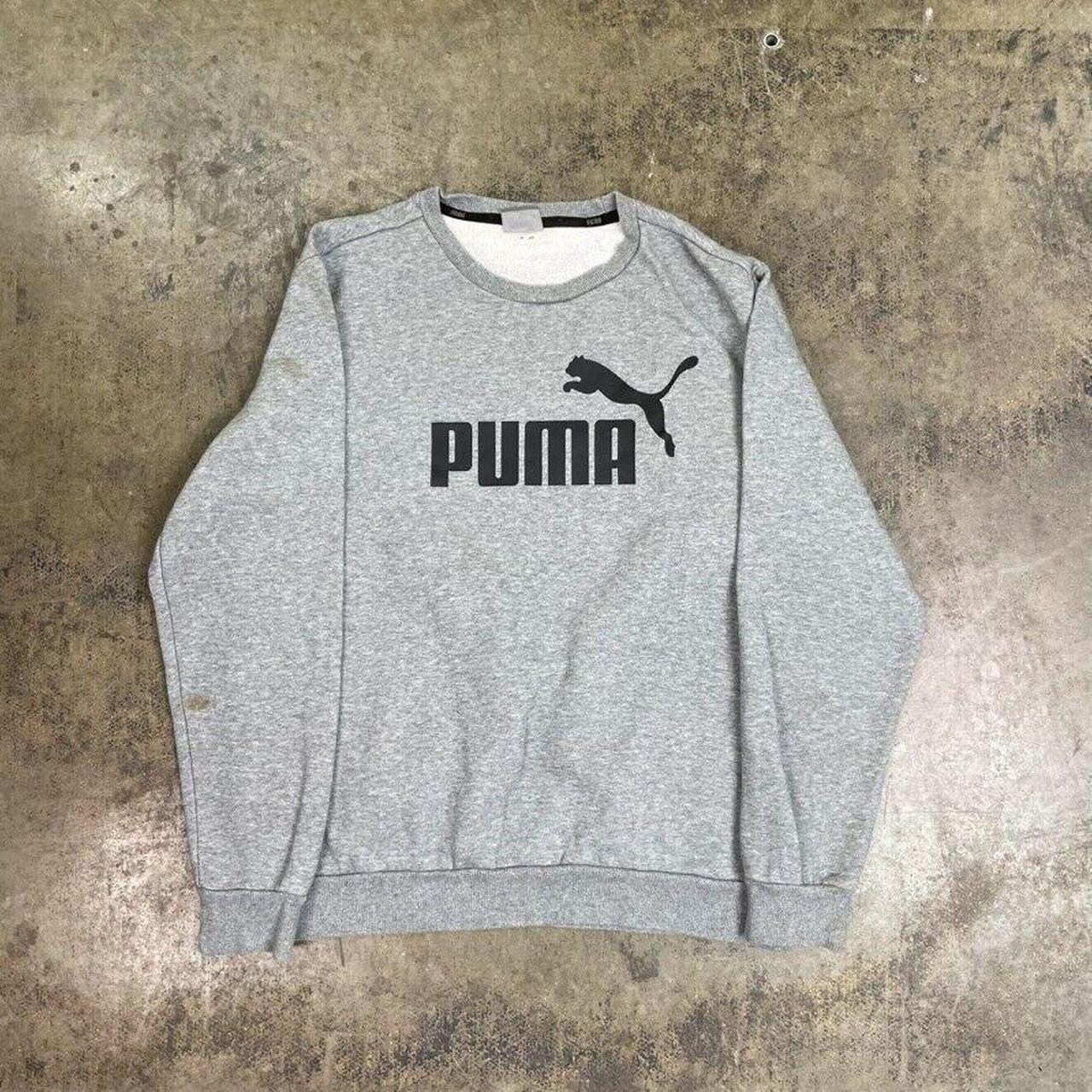 Grey on sale puma sweatshirt