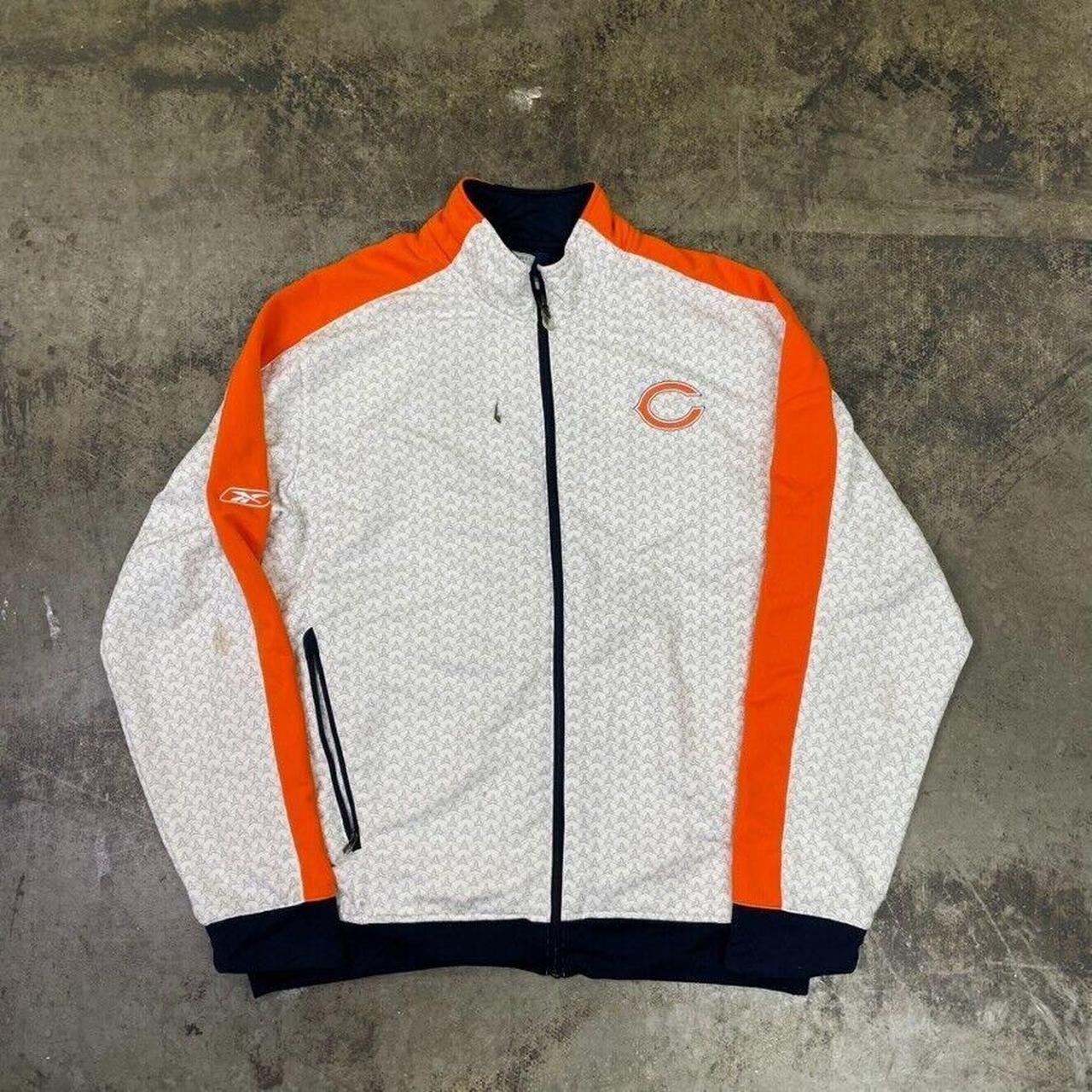 Reebok NFL Track Jacket Y2K Vintage Chicago Bears Depop