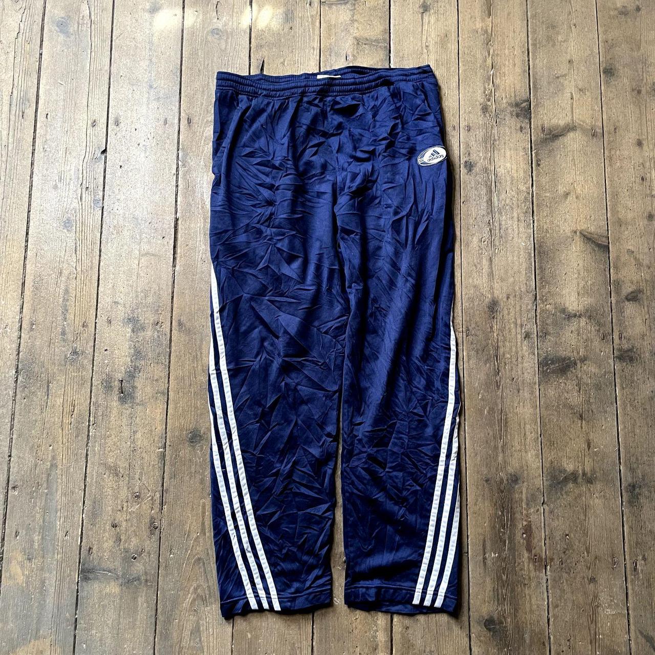 Adidas Tracksuit Bottoms 90s Vintage Sports Joggers,... Depop