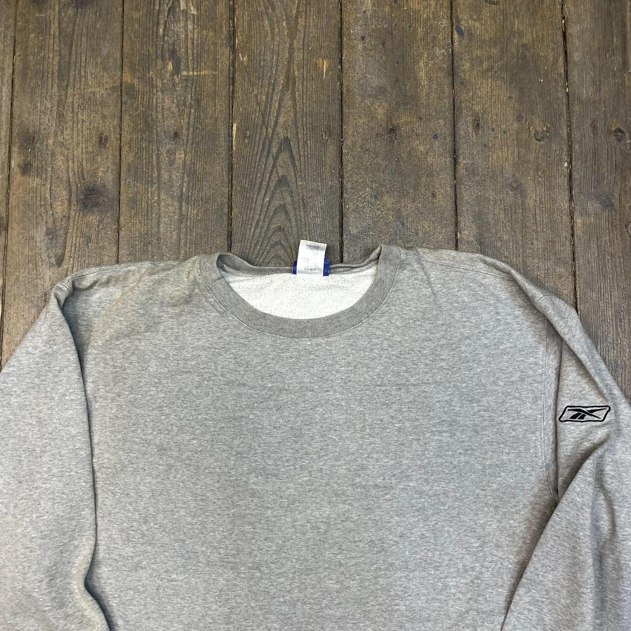 Reebok sweatshirt store mens silver