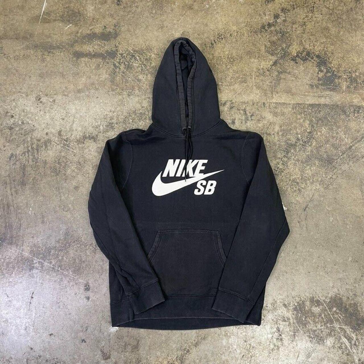 Nike SB Hoodie Y2K Swoosh Spellout Pull Over Depop