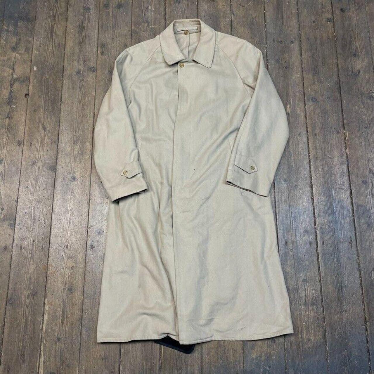 Burberry London Trench Jacket Vintage Wool Lined... - Depop