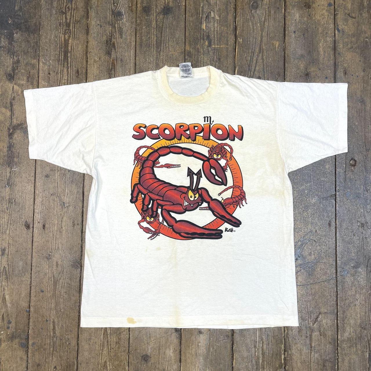 Vintage T-Shirt 90s Graphic Scorpion Single Stitch... - Depop