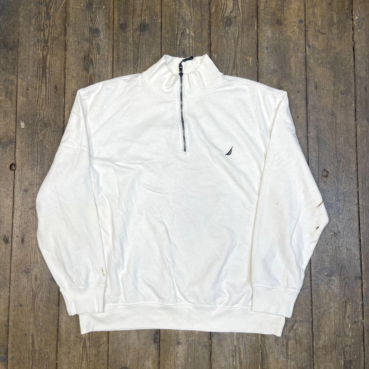 White nautica outlet sweatshirt