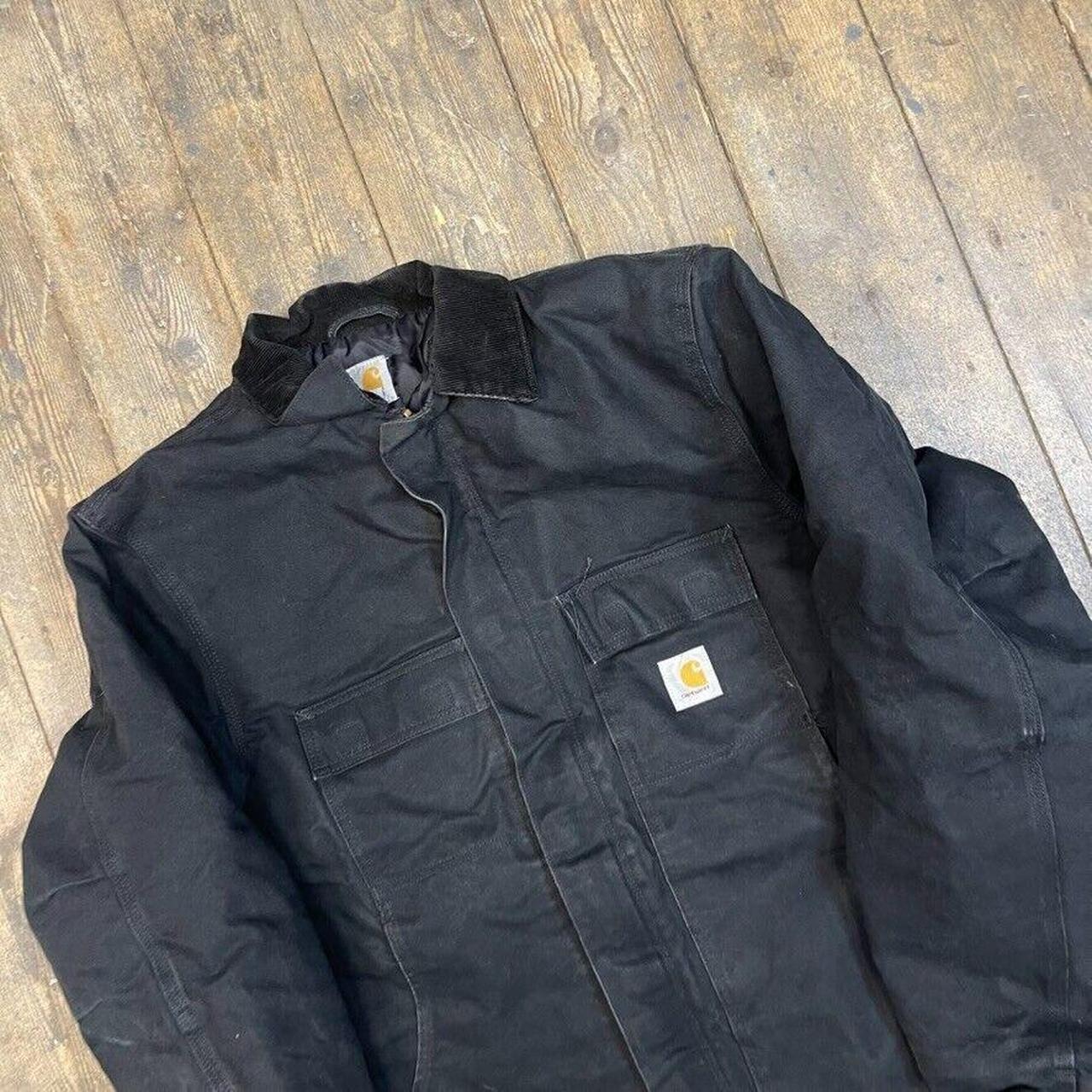 Carhartt Chore Jacket Quilt Lined Full-Zip Cord... - Depop