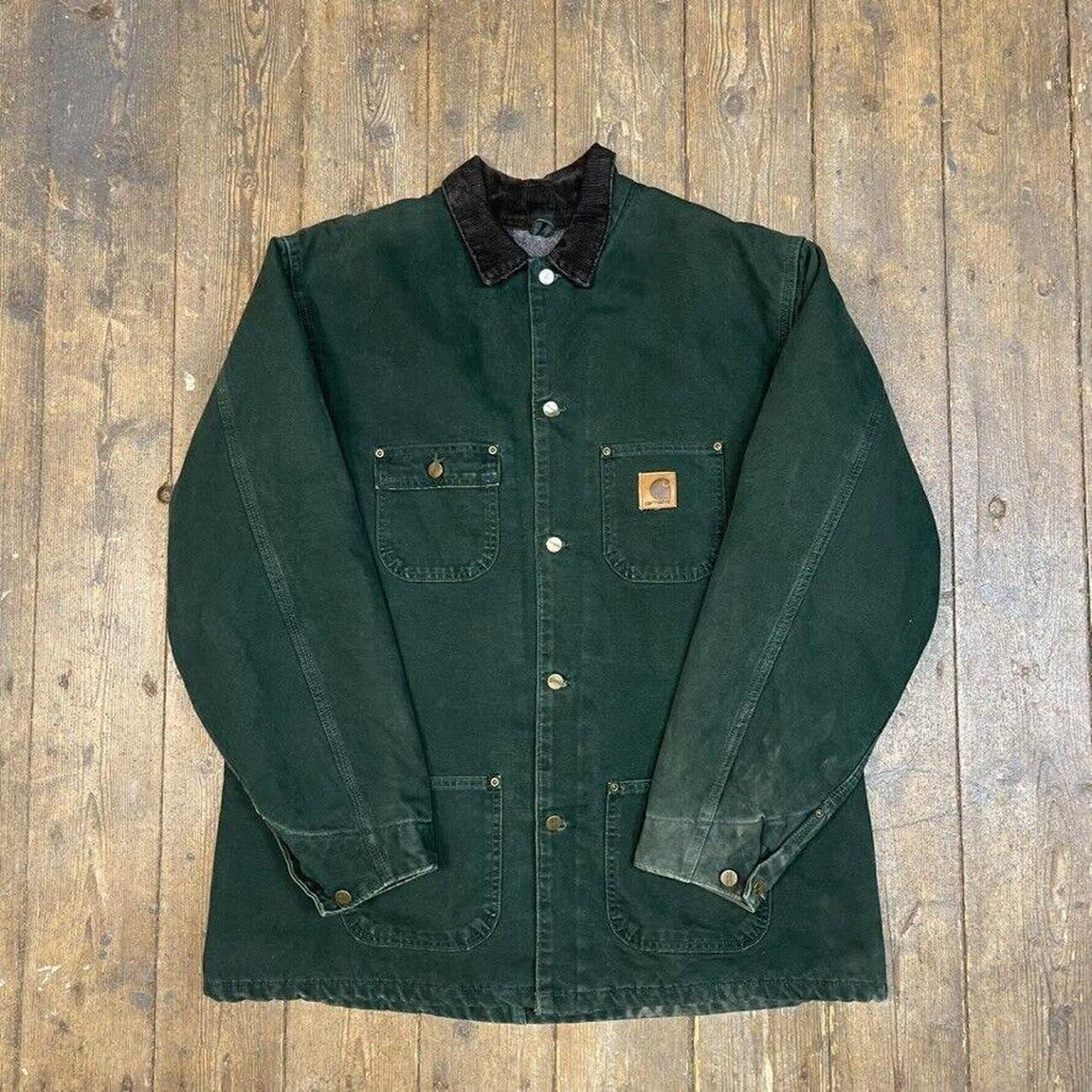 Carhartt chore deals coat green