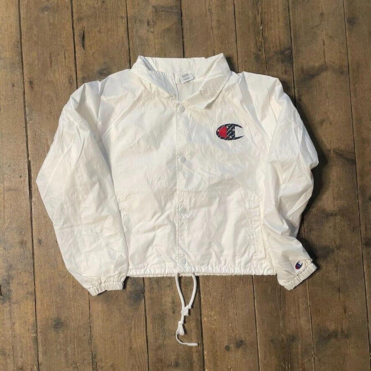 All white clearance champion windbreaker