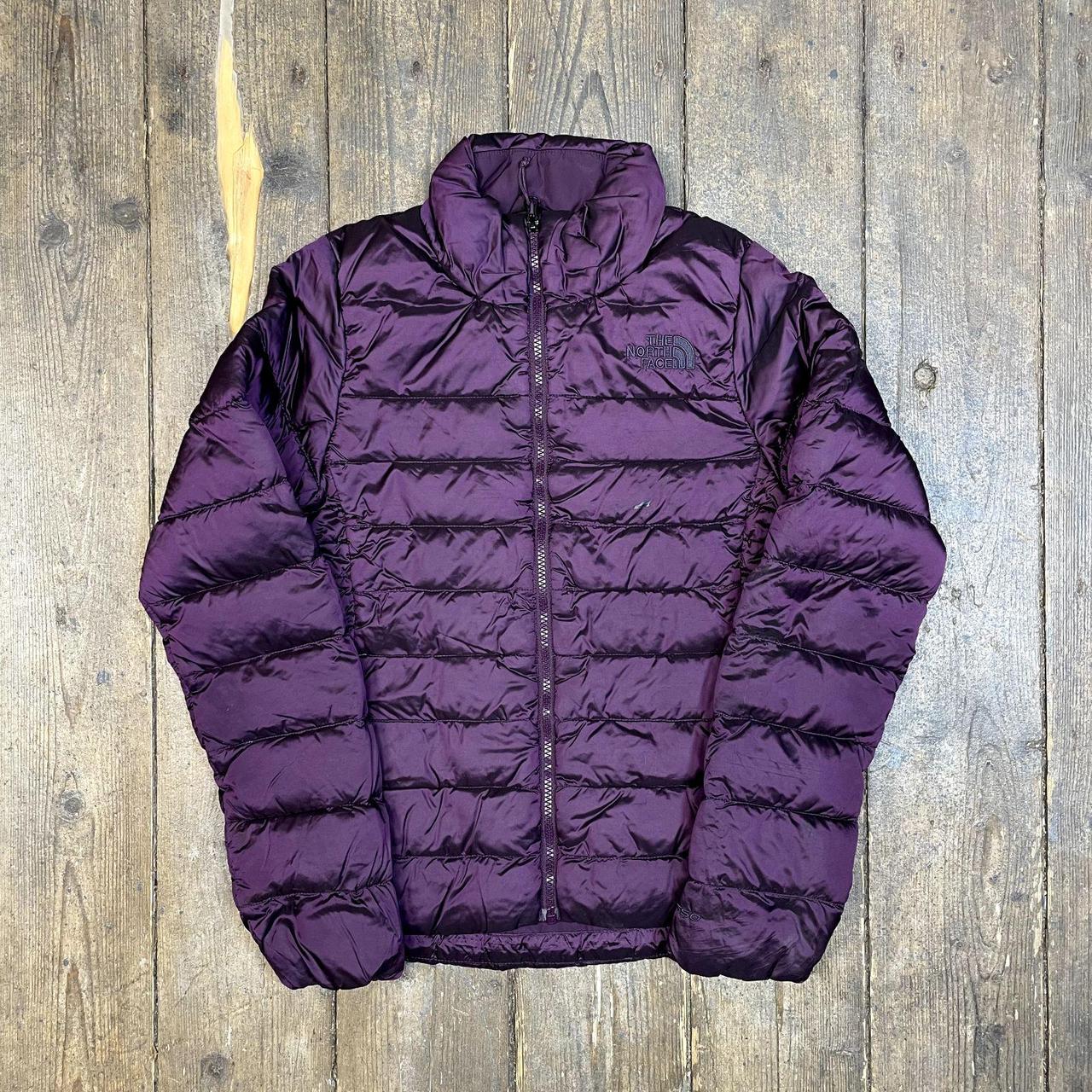 North face clearance purple ski jacket