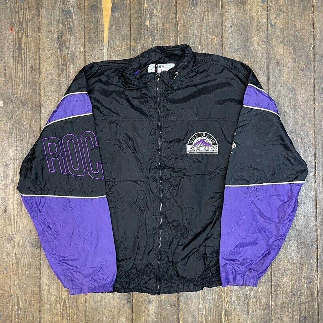 Starter Track Jacket Colorado Rockies MLB Full-Zip... - Depop