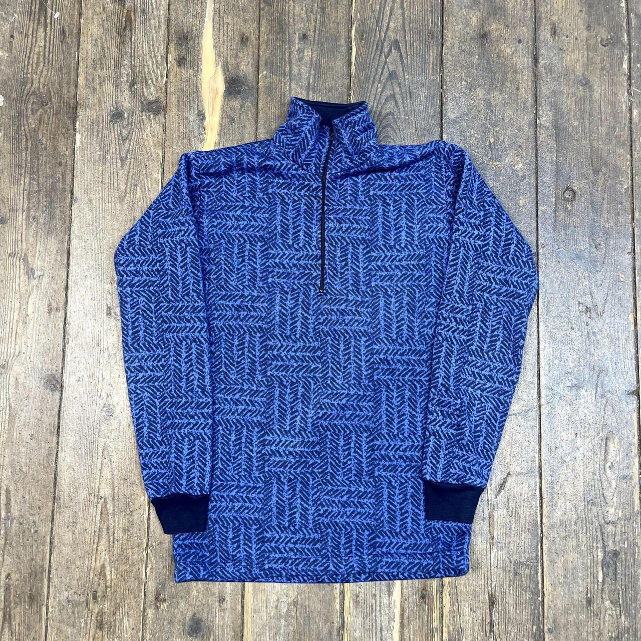 Patagonia Capilene Fleece Half Zip Vintage Geometric. Depop
