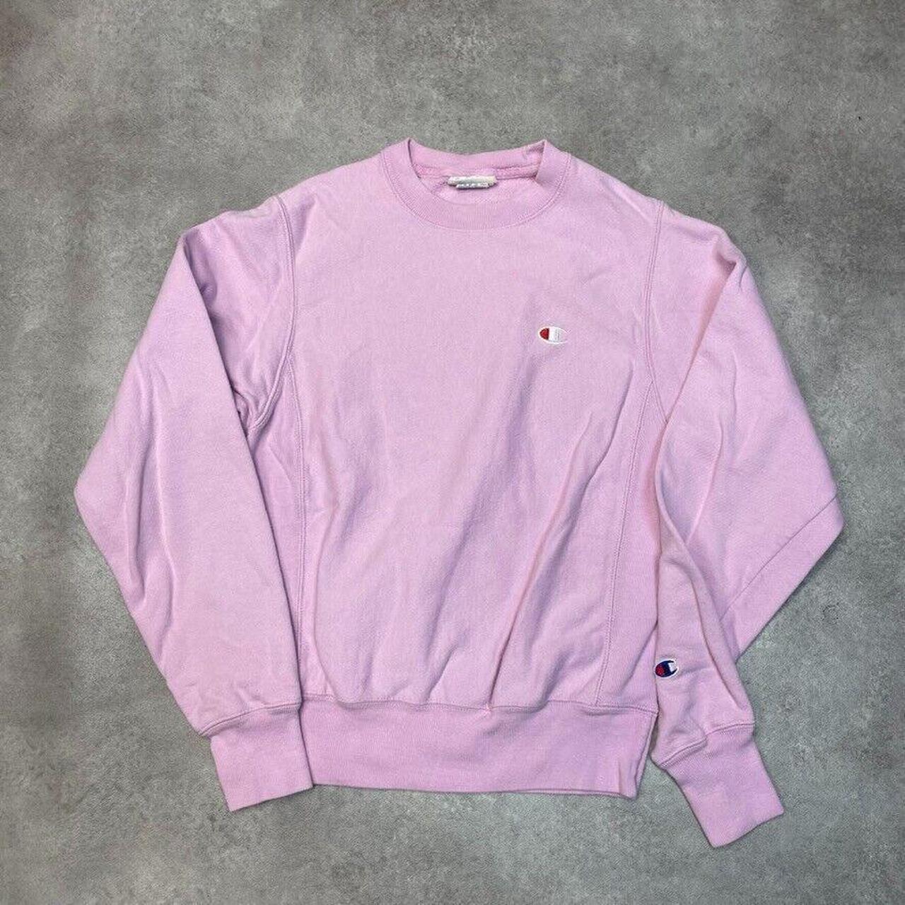 Pink champion jumper womens online