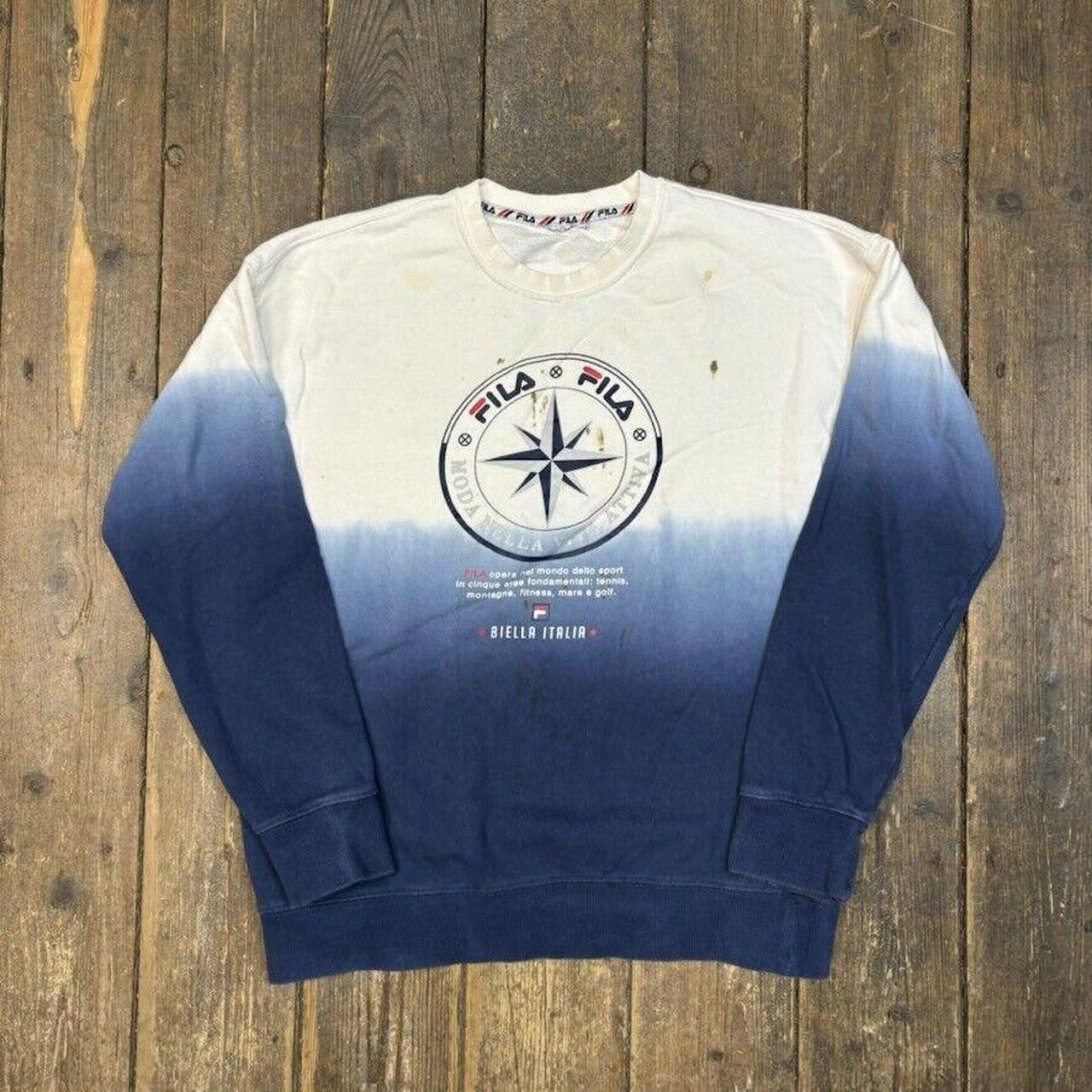 Fila Sweatshirt Mens Vintage Biella Italia Compass. Depop