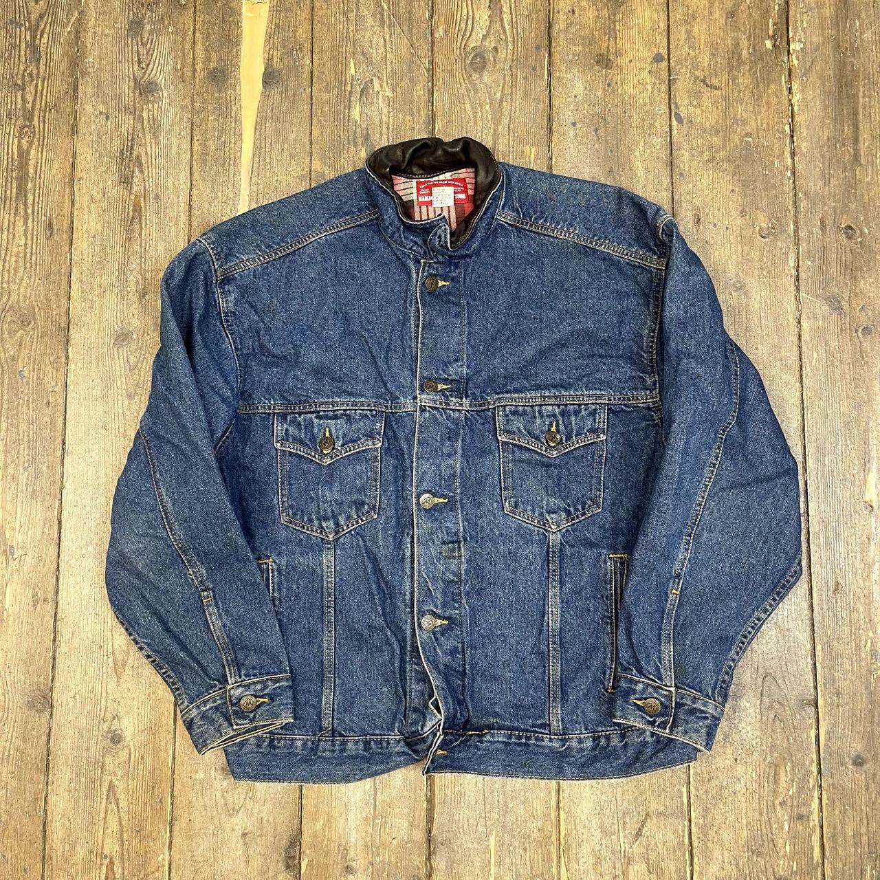 Store Vintage 90s Marlboro denim jacket large