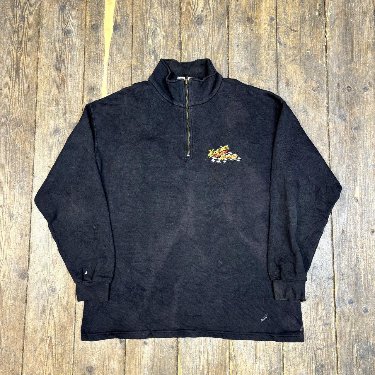 Lee Heavyweight Sweatshirt Vintage Half Zip Racing. Depop