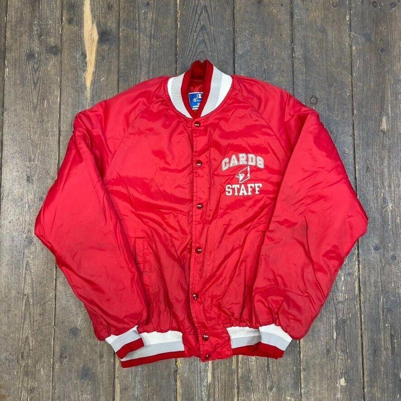 Champion Bomber Jacket USA College Sports Varsity... - Depop