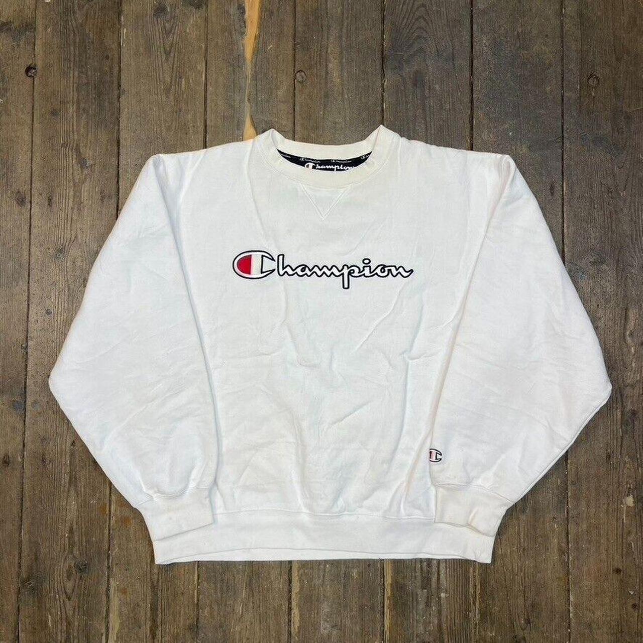 Champion Sweatshirt Pull Over Y2K Sports Jumper Depop