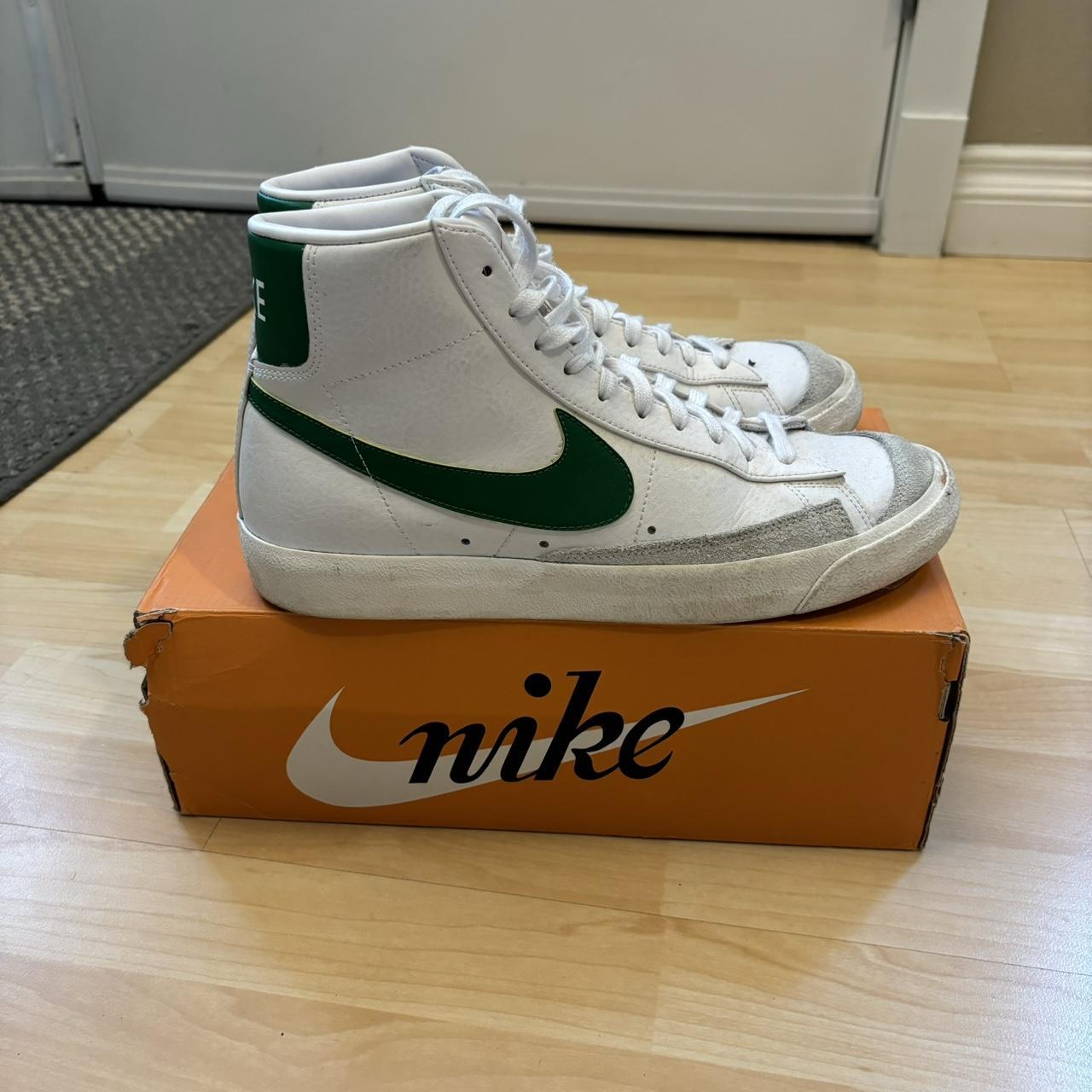 nike blazer mid mens green