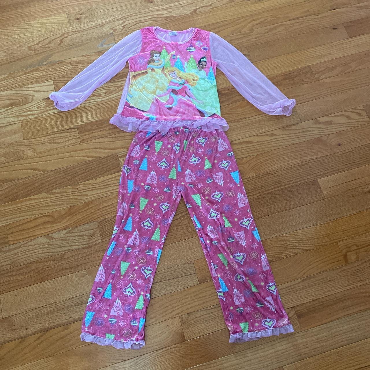 Disney princess christmas pajamas hot sale