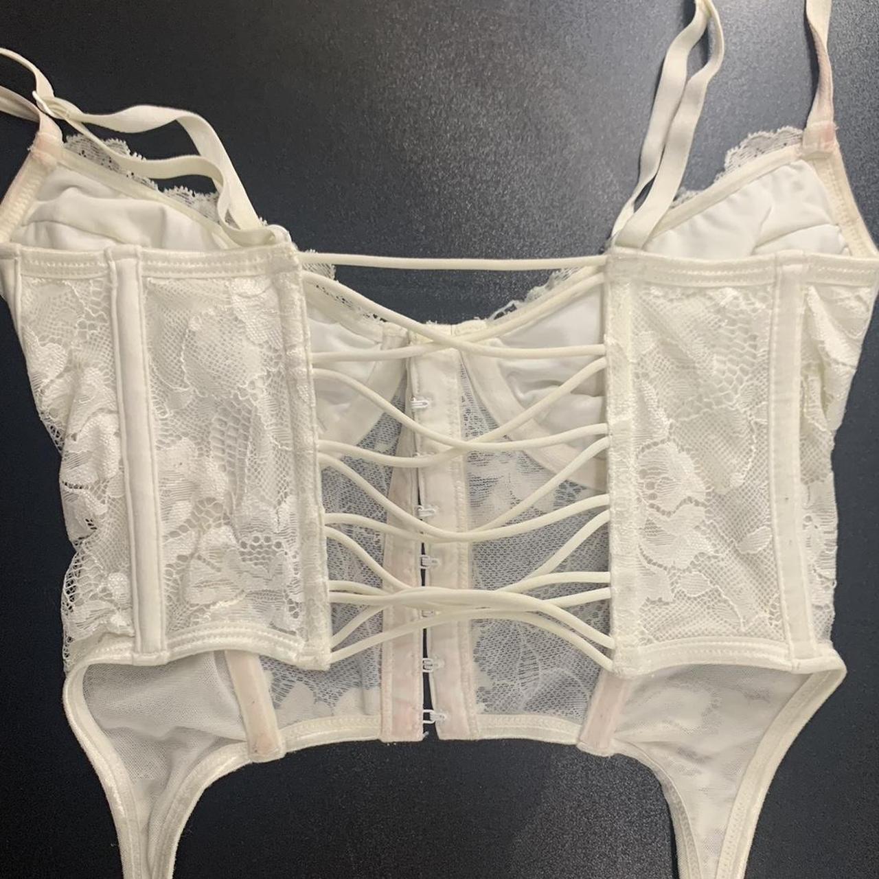 White Glassons Corset Top Rtp 40 Size Depop