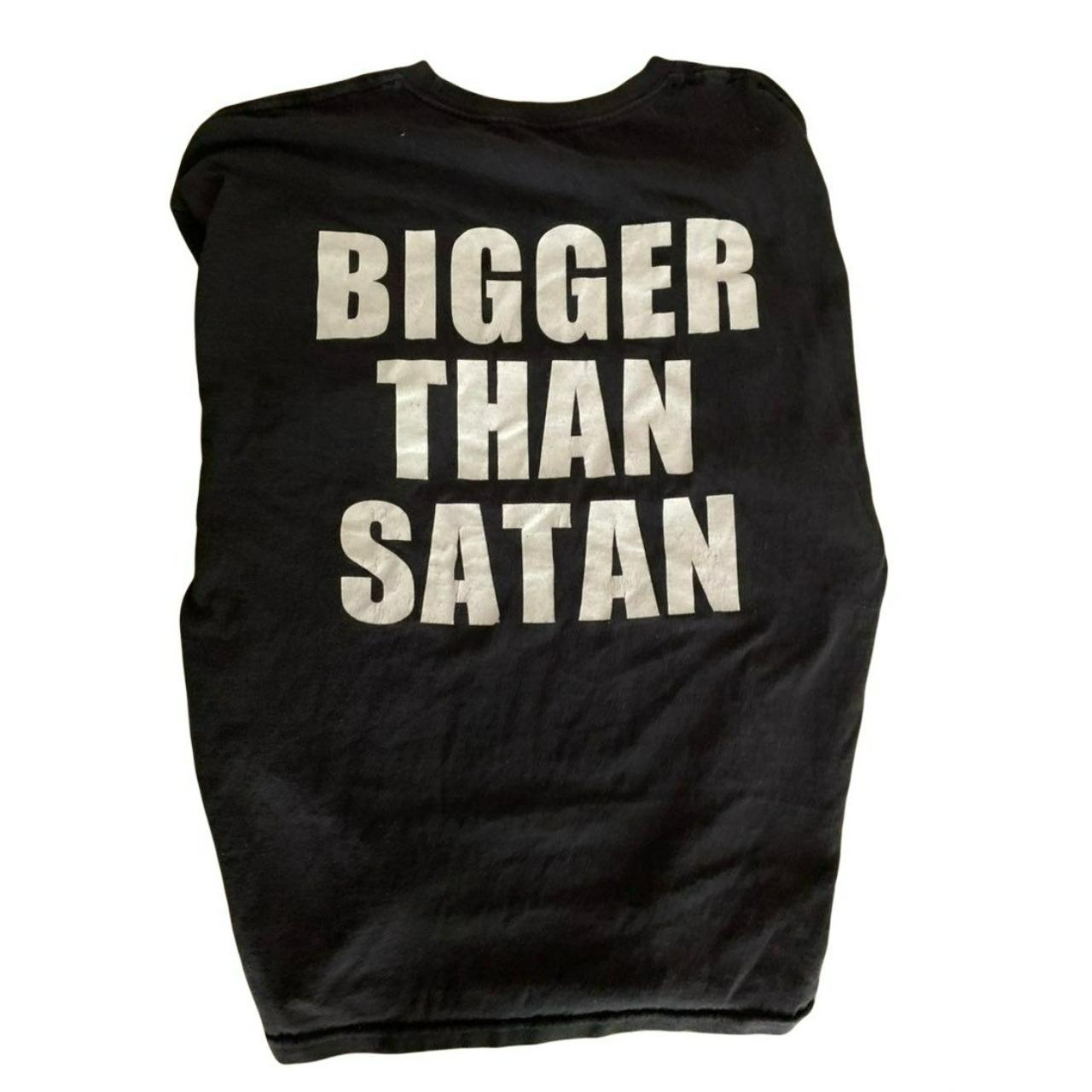 Vintage Marilyn Manson Bigger than Satan... - Depop