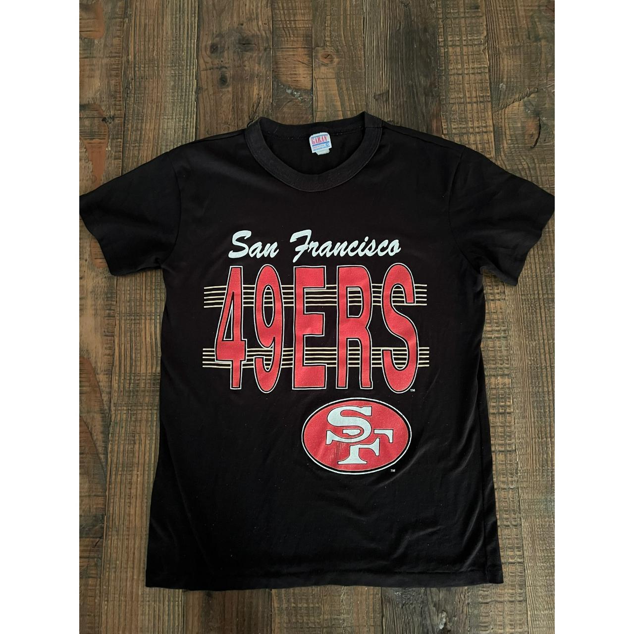 San Francisco 49ers Black Shirt Vintage looking - Depop