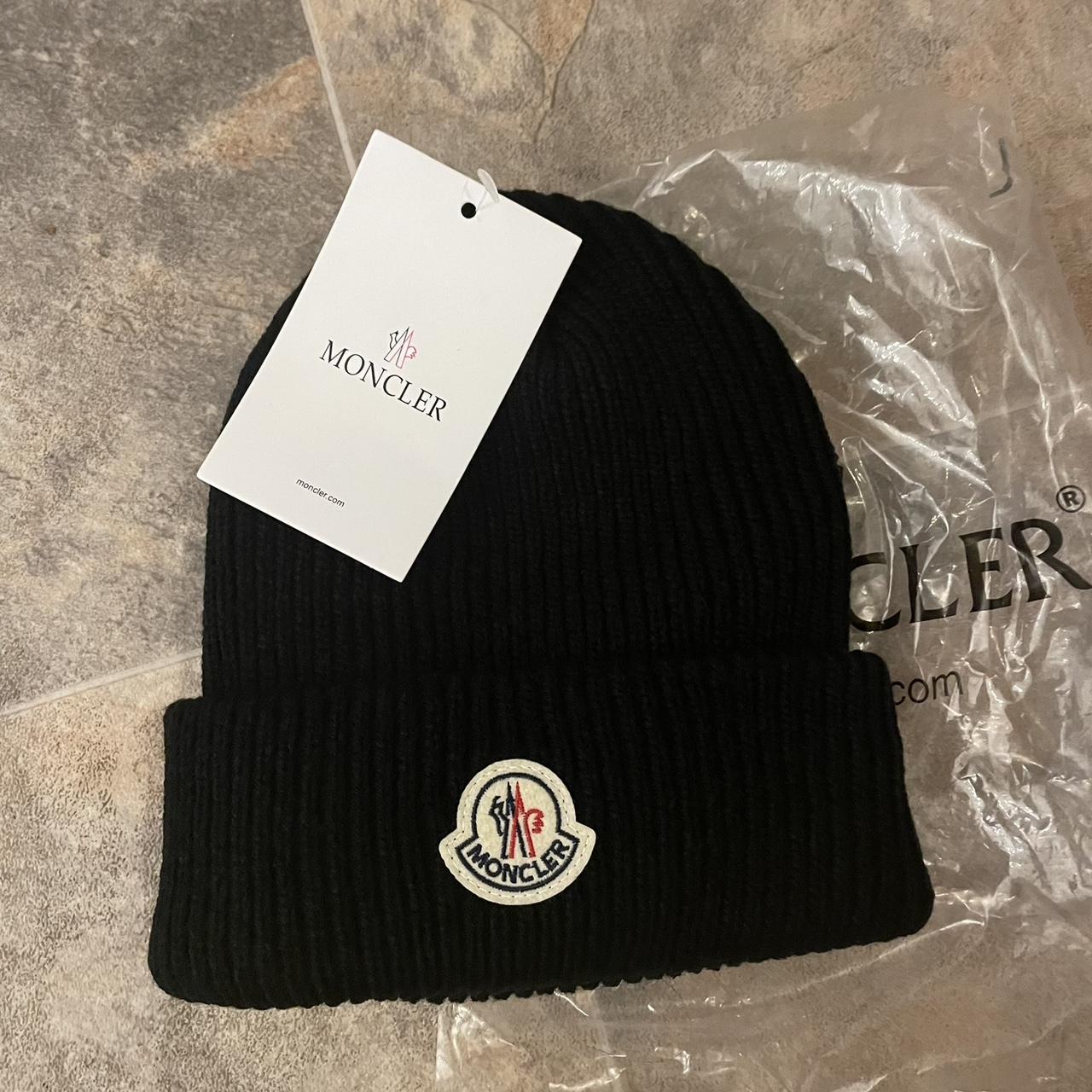 Moncler Beanie Brand New Never Worn - Depop