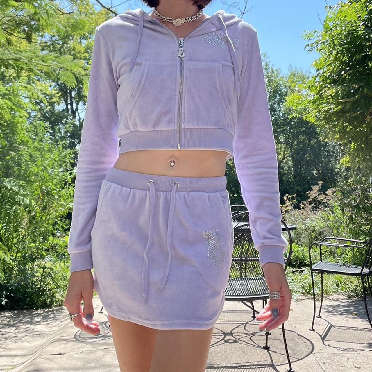 Dolls Kill Crop Jacket And Skirt Set Cropped Denim Jacket And