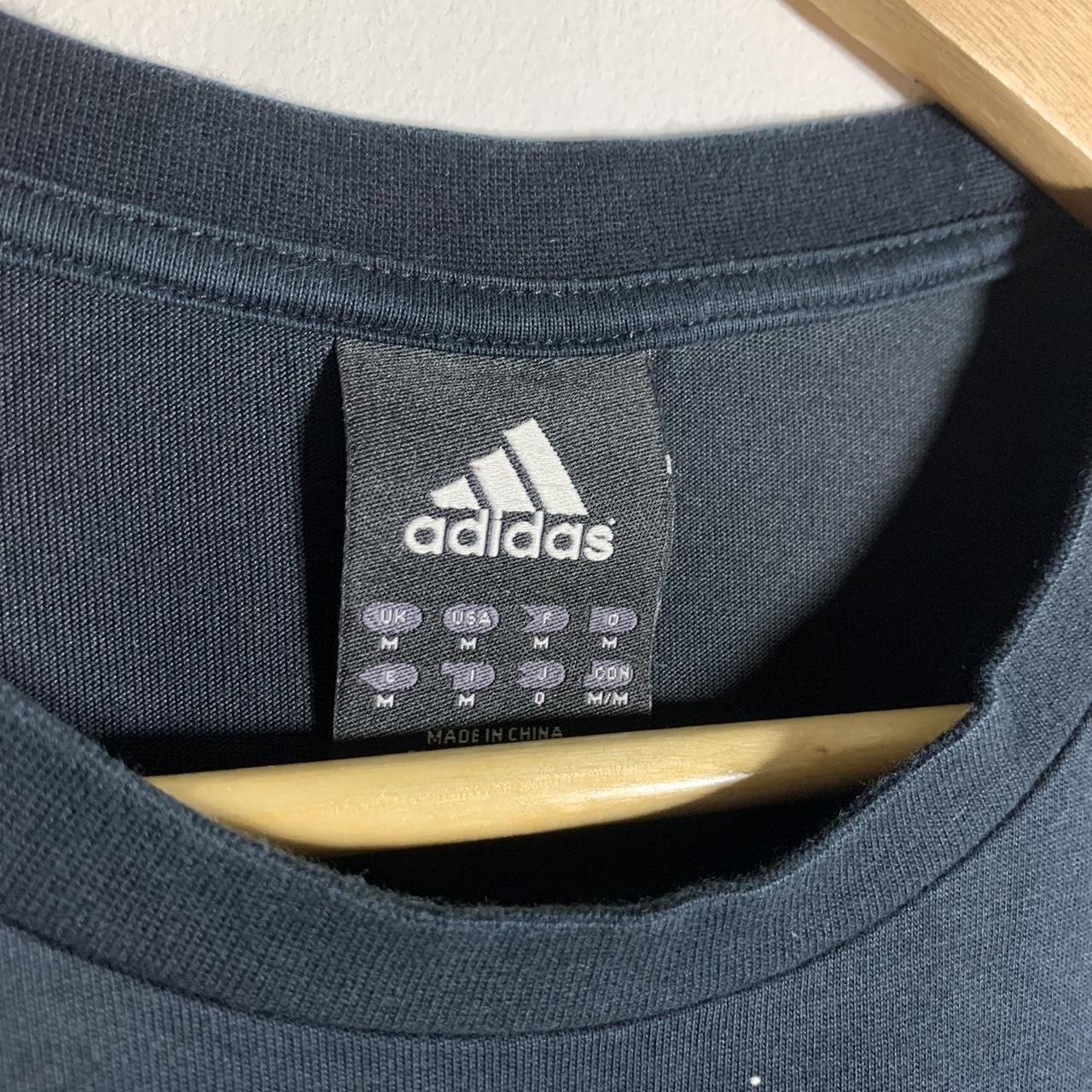 Adidas ‘look left & right’ black clima cotton t... - Depop