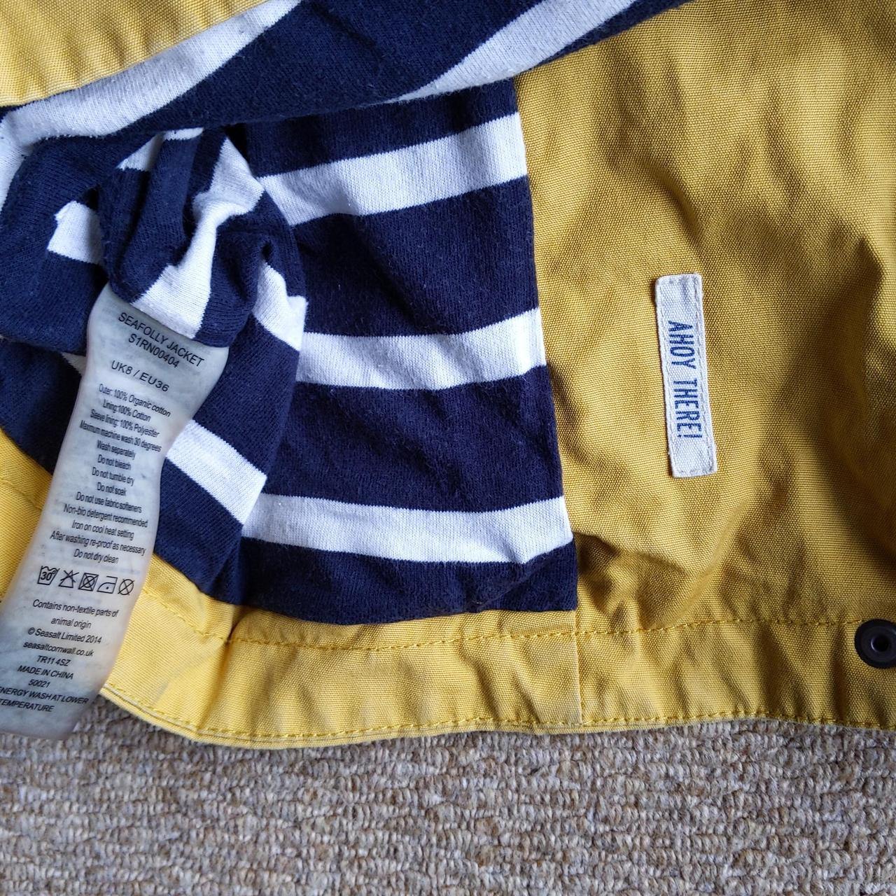 Seasalt Women's Yellow Coat Depop