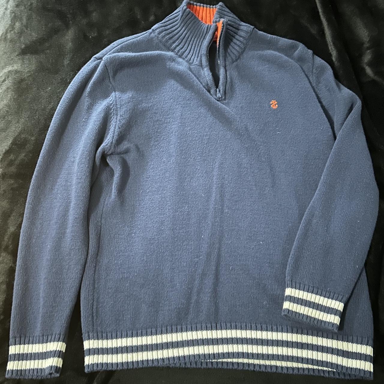 Izod zip up discount sweater