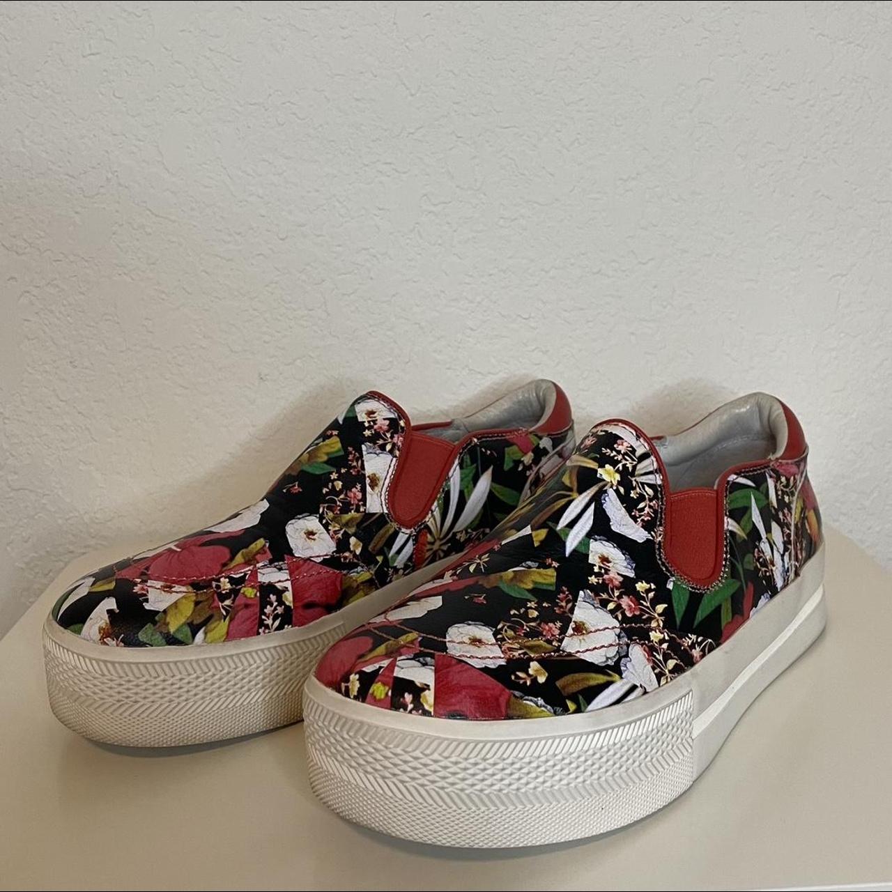 ASH platform sneakers jungle floral print slip on s. Depop