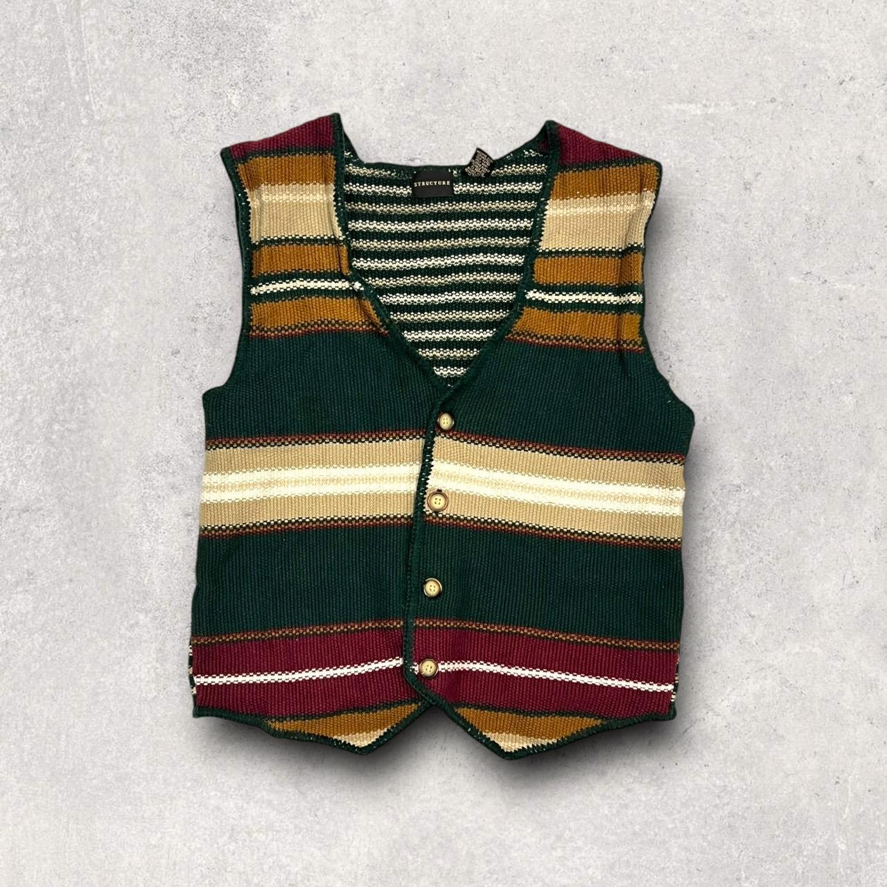 Vintage Structure Sweater Vest buy