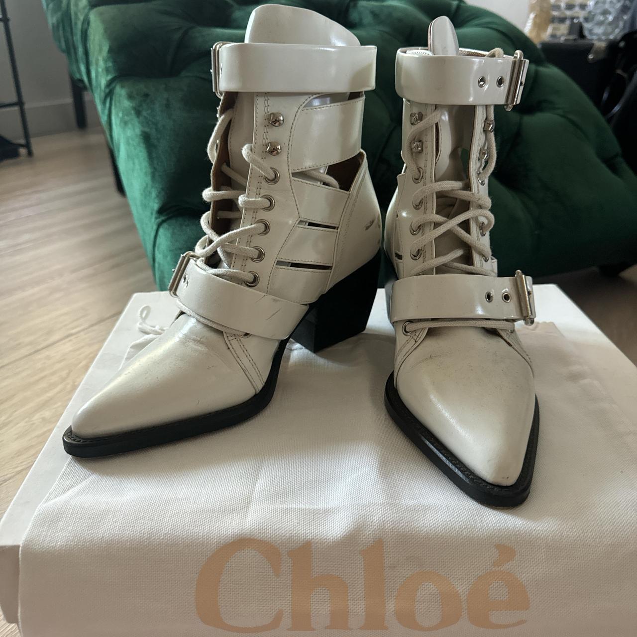 Chloe rylee boot white best sale