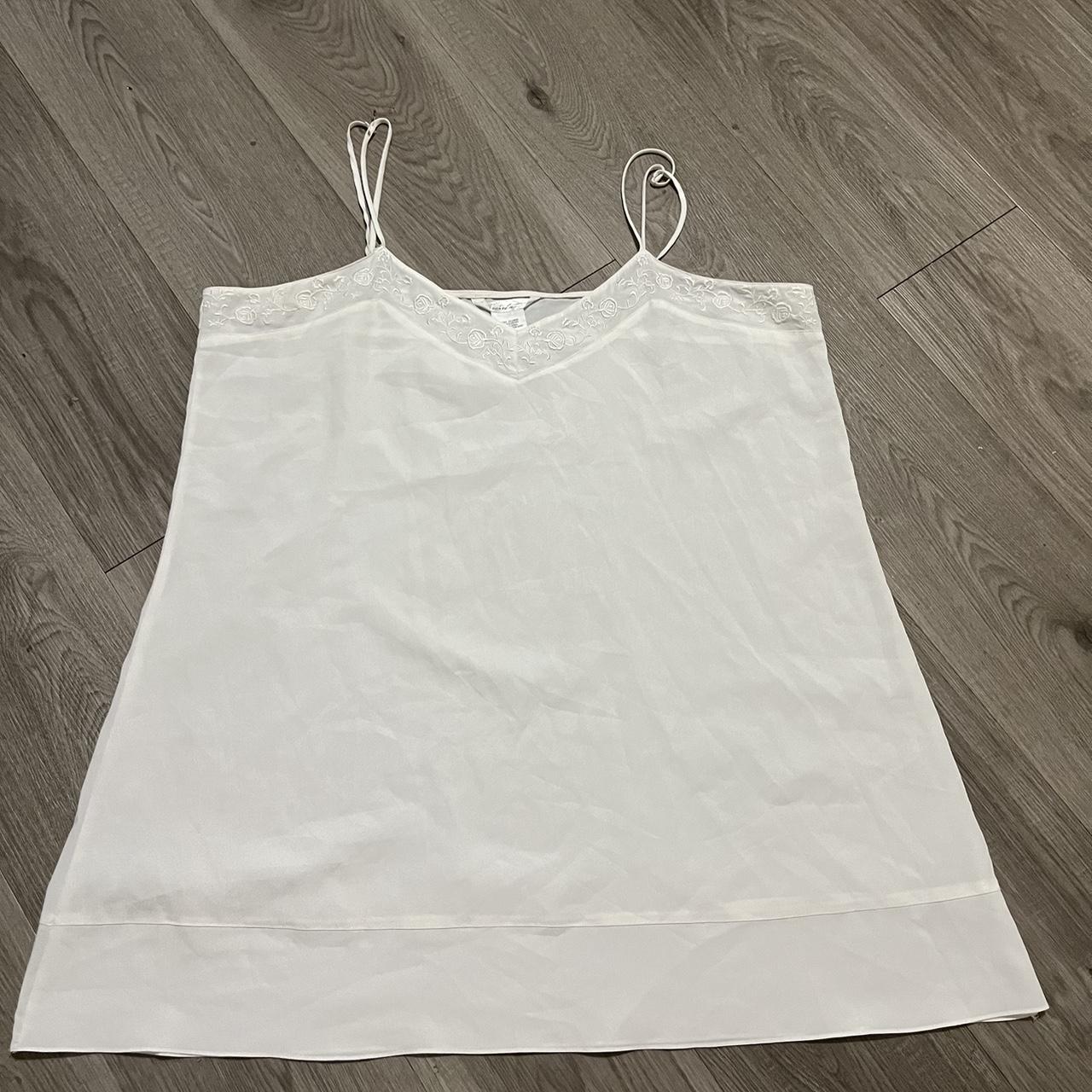 Secret Treasures Women's White Dress | Depop