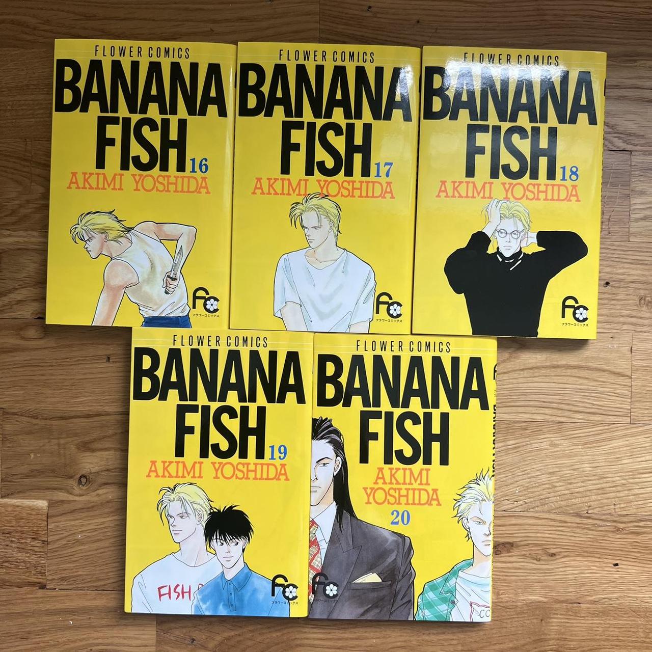Banana fish manga Japanese ver. Vol 16-20 🏷️- | Depop