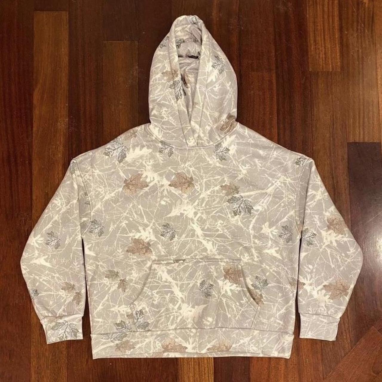 Baggy camo hoodie Abercrombie and Fitch style hoodie - Depop