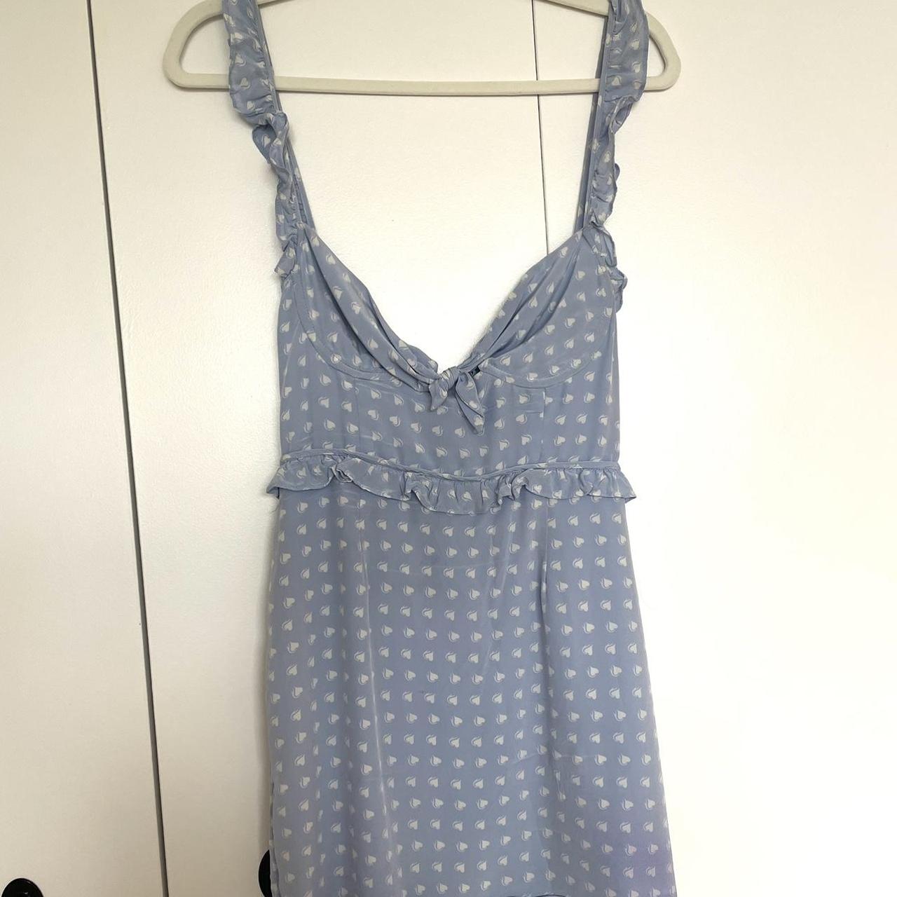 For Love and Lemon Baby Blue Dress forloveandlemon... Depop