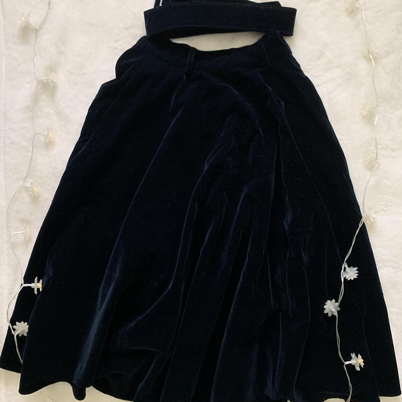Collectif Women's Navy and Blue Skirt