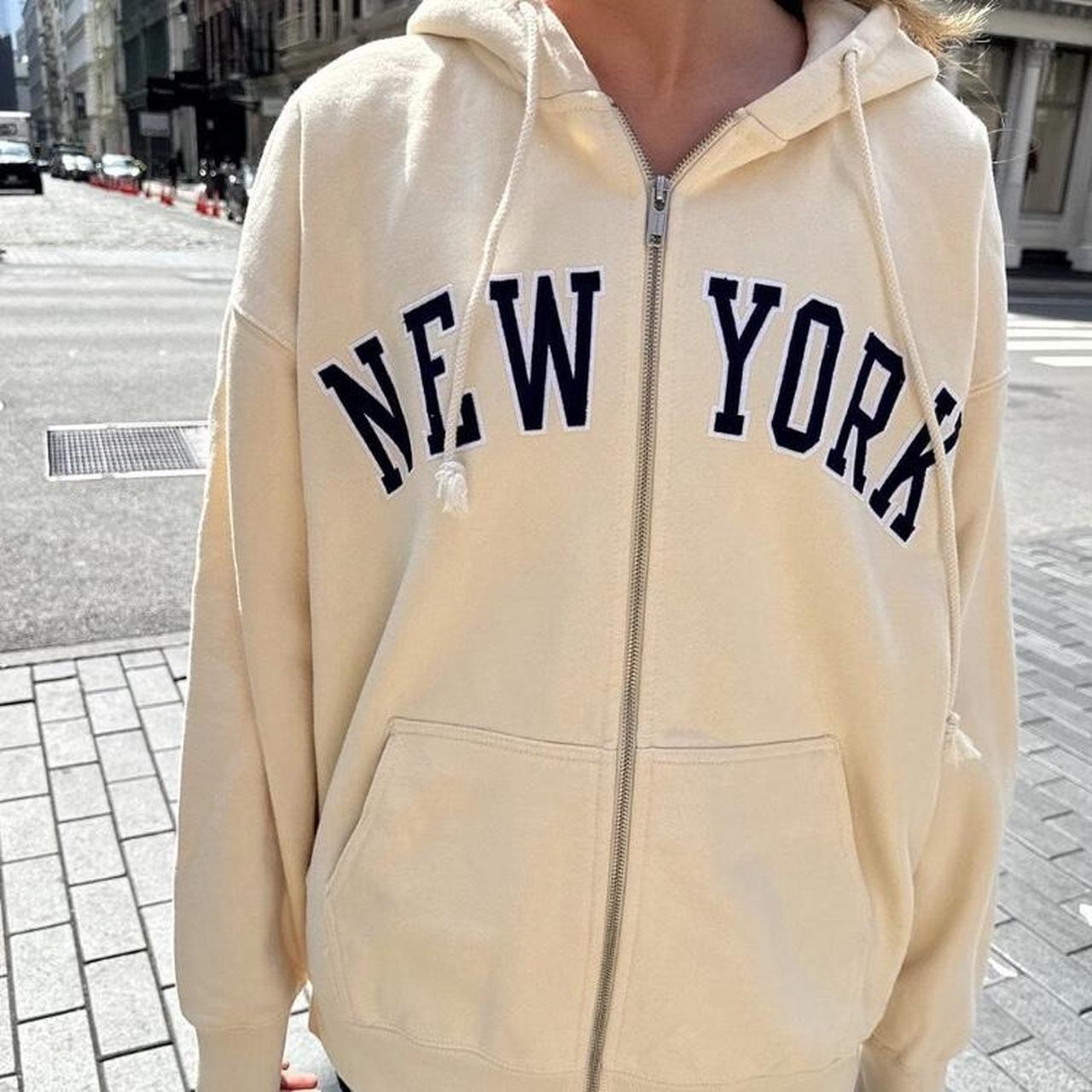 Brandy melville new york christy hoodie Worn... Depop