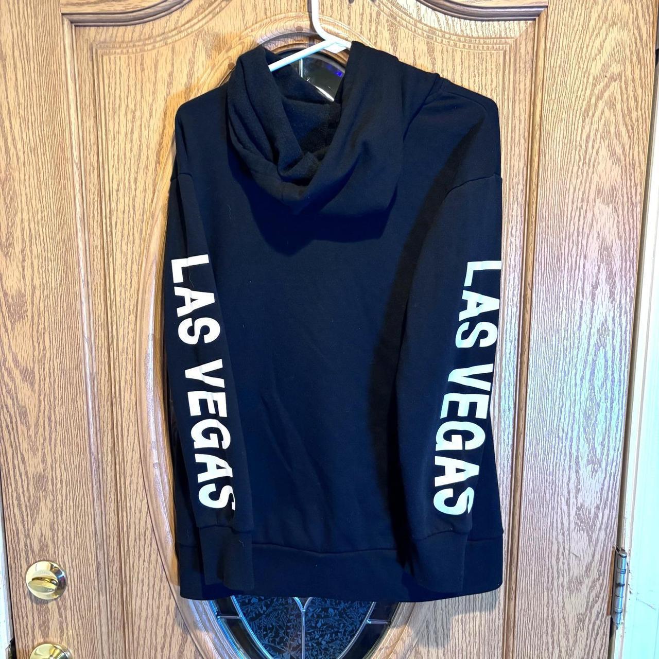 Preloved Men's Hoodie - Black/White - L – Las Veg… - image 2