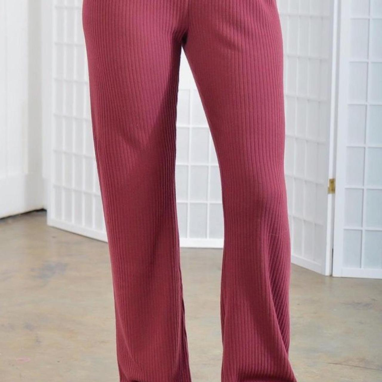 Z supply lounge flare pants make ur ass look twice... Depop