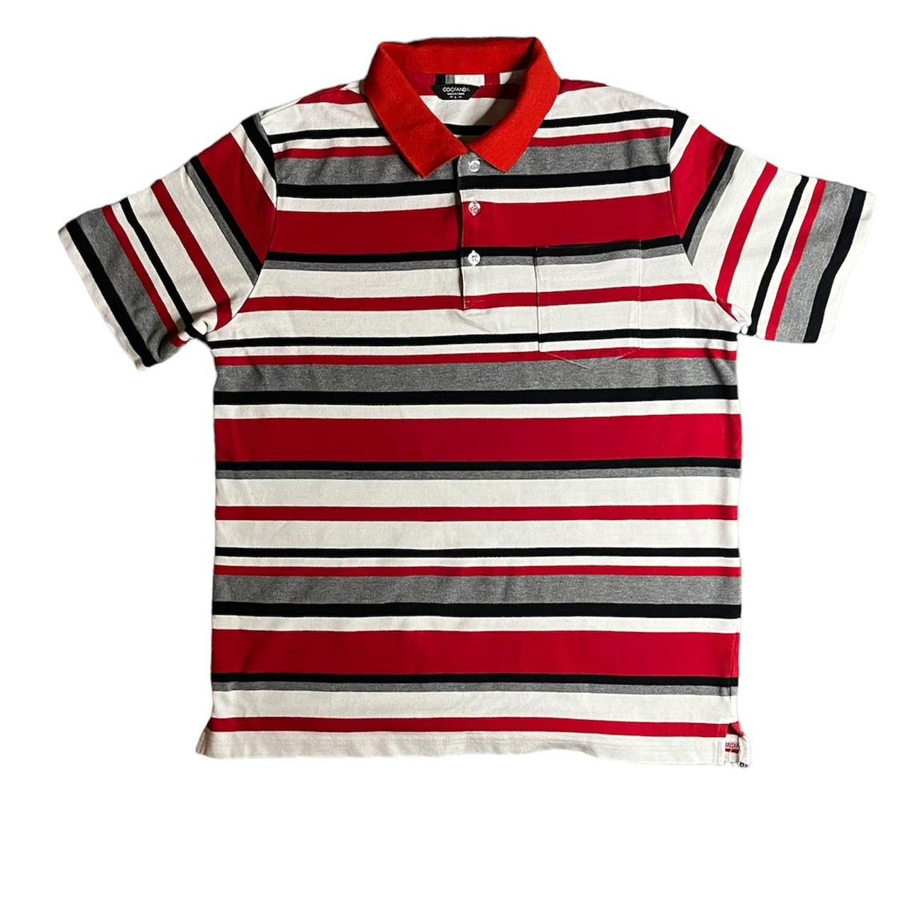 Men's Black and Red Polo-shirts