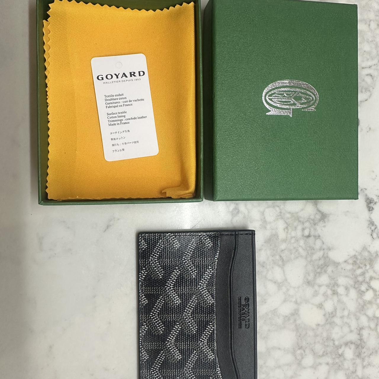 GOYARD CARD HOLDER 1:1 Comes with box and ticket... - Depop