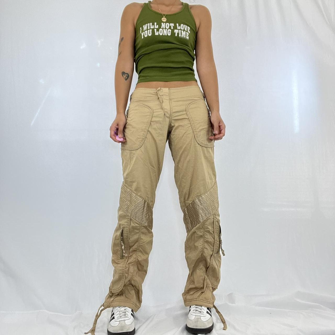 Y2K Abercrombie Low Rise Cargo Pants ♡ $9 USA | Depop