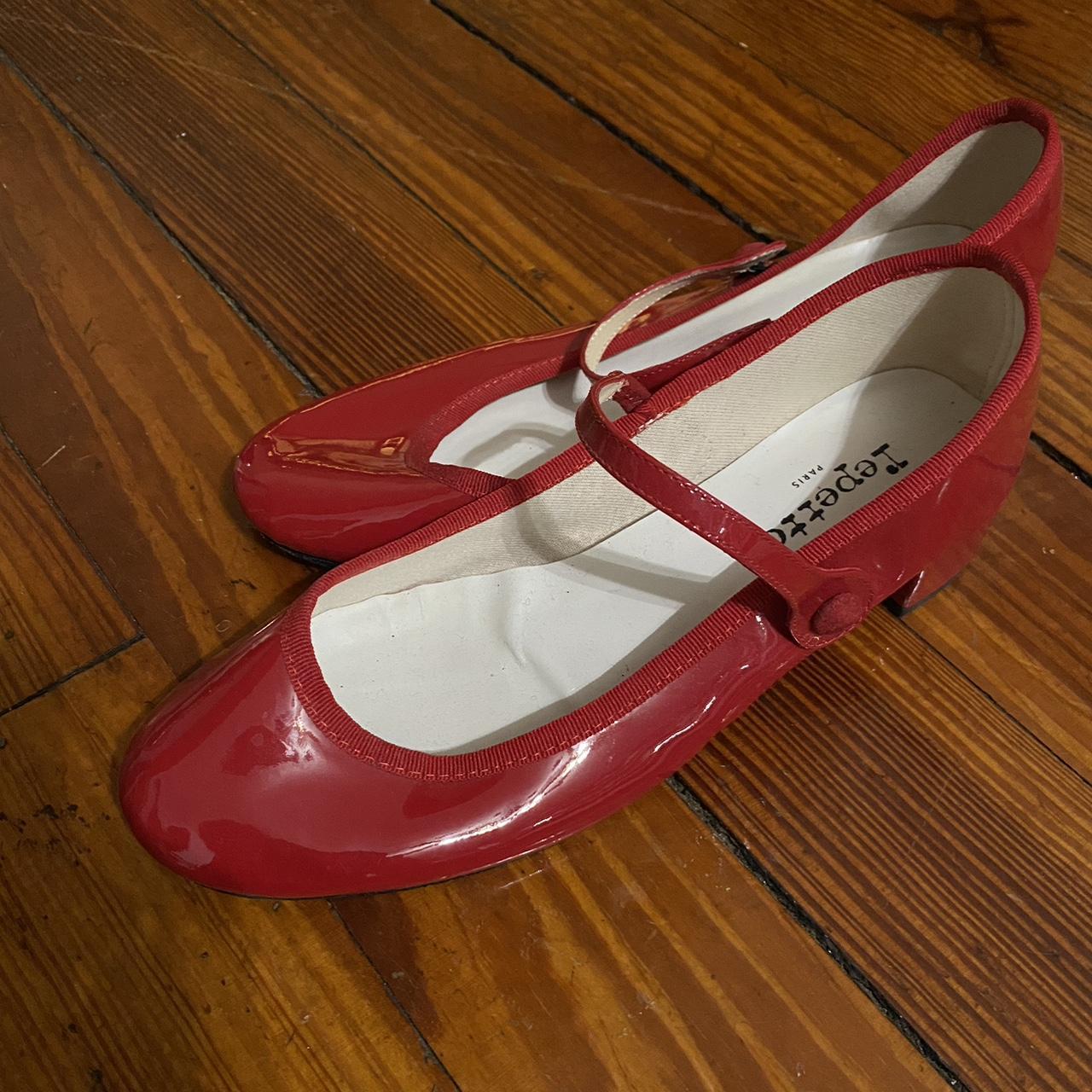 Repetto Red Mary Janes ️ Your perfect little red... - Depop