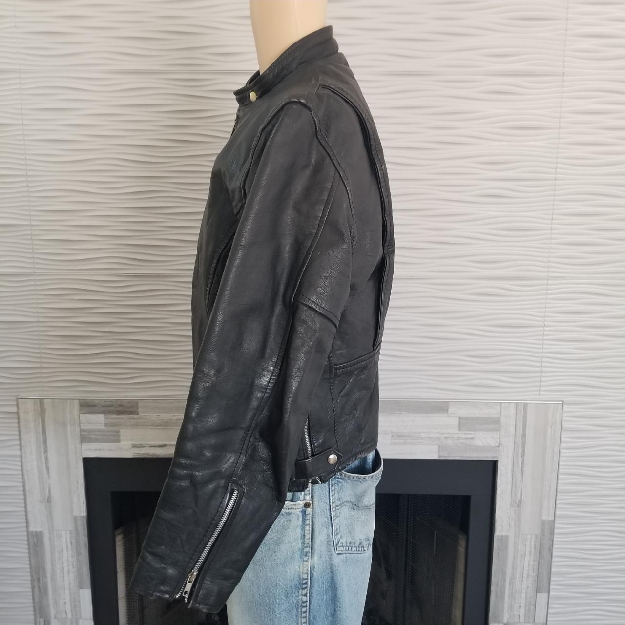 Vintage Highway Leathers Route 66 Mens Motorcycle Jacket Removable Liner deals Size 44