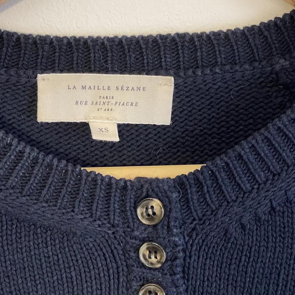 SEZANE Constance sweater, in a light soft pink | Depop